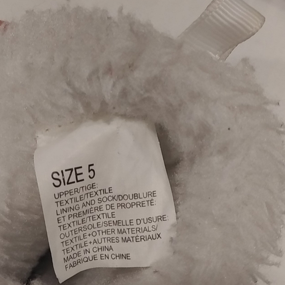 Gymboree Grey Faux Fur Boots With Hearts Size 5 - Picture 7 of 7